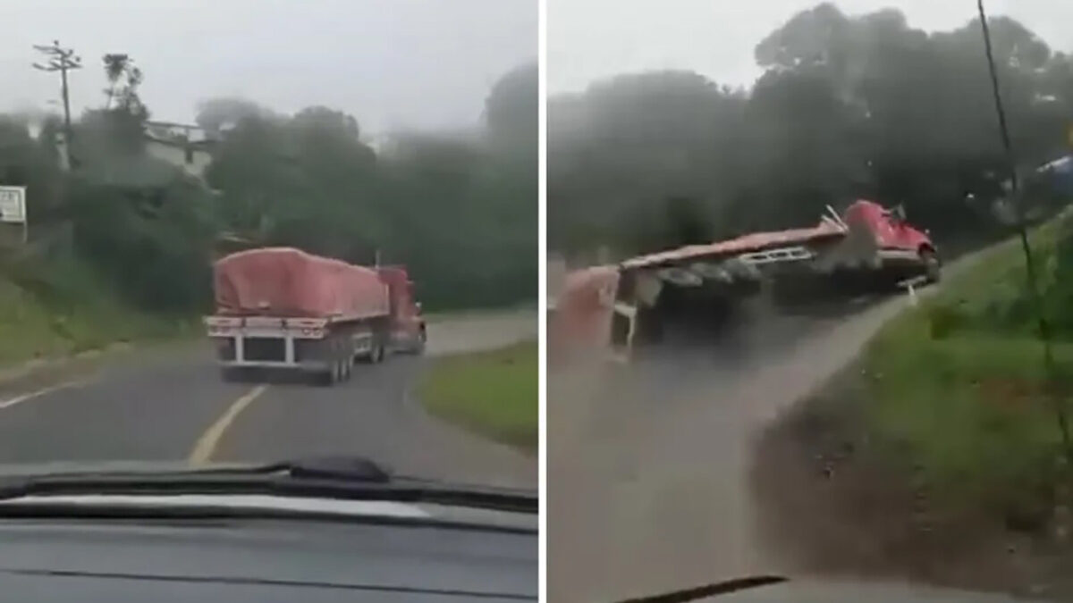 Volcadura de tráiler