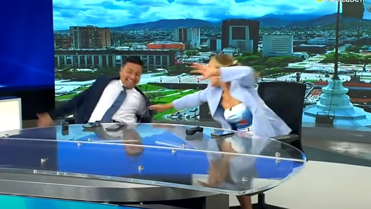 Caída de conductor en vivo