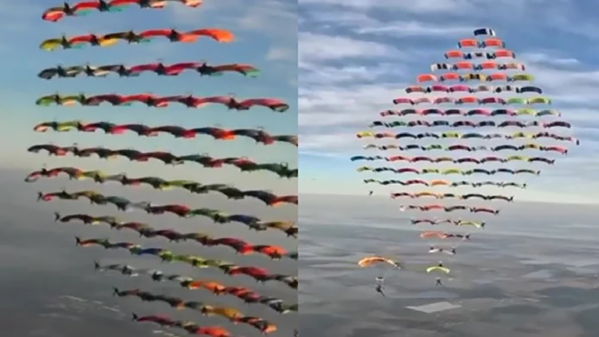 Récord paracaidistas