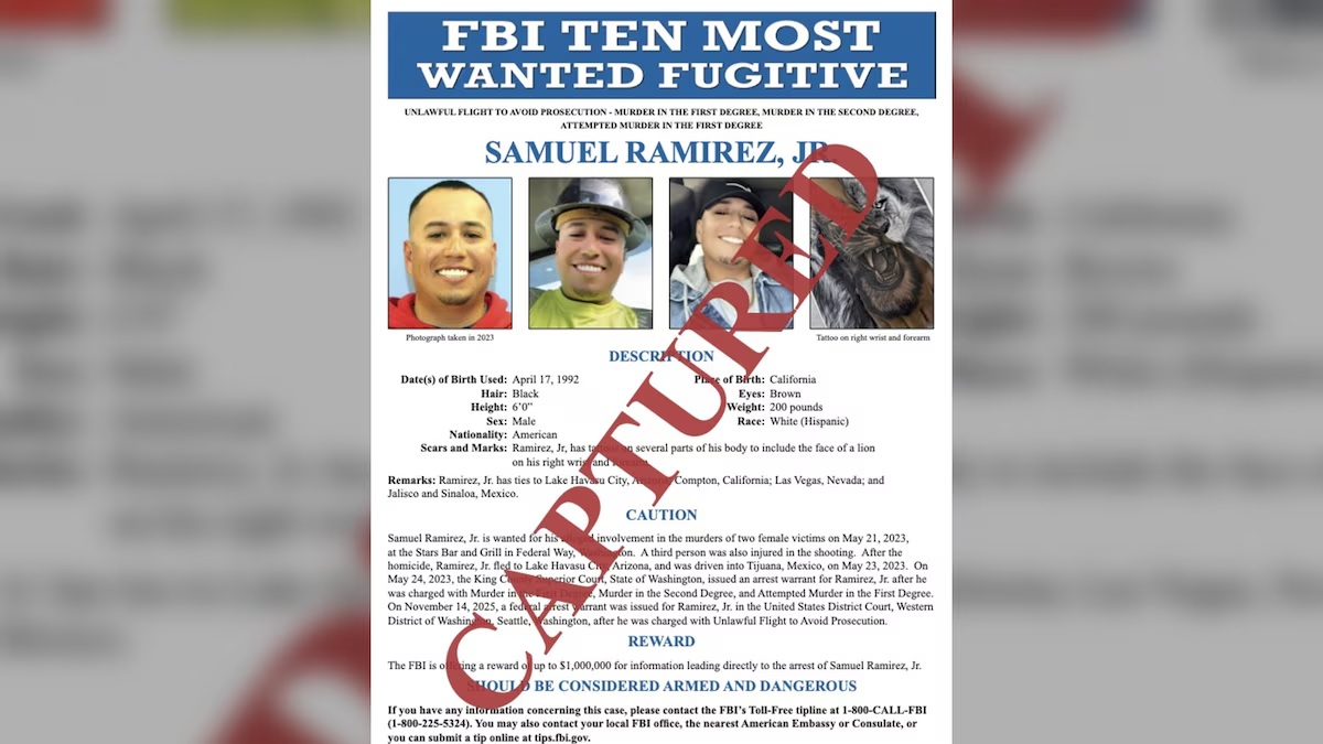 Fugitivo buscado por el FBI