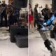 Robot bailando La Chona