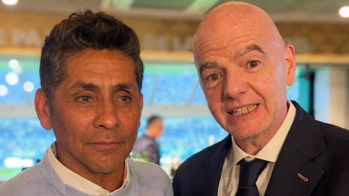 Jorge Campos y Giani Infantino